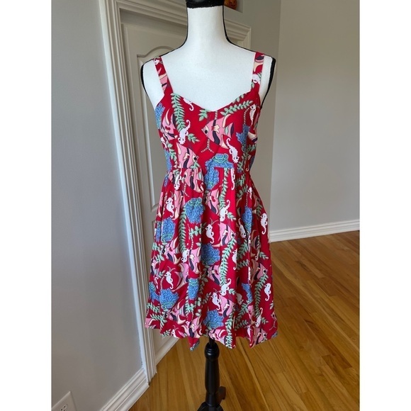 Tropical Attitudes Hawaii dress junior size 7 resort cruise vacation beach - Picture 2 of 16